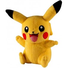 Pokemon Pikachu Plush [Sitting Open Mouth, Waving, Other Arm Up]   
